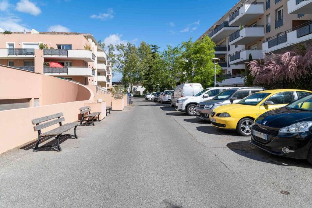 Appartement Avignon Garage-Spacieuse Terrasse Bagian luar foto